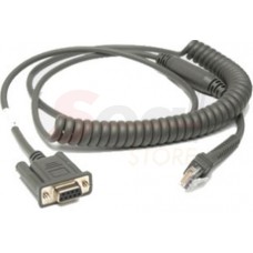 CABO SERIAL RS232 ESPIRAL CONECTOR DB9 FÊMEA ENERGIZADO PELO PINO 9 - 2,80 METROS