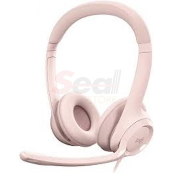 Headset Logitech H390 Rosa