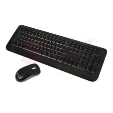 Kit Teclado e Mouse sem fio Microsoft Desktop 850 Preto